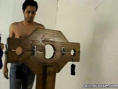 Victoria Sin's oddball punishment in servitude restraint