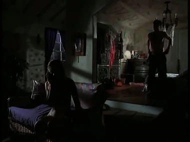 Amy Lindsay's tantalizing striptease in white outfit