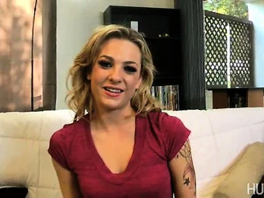 Bailey Blue's oral skills on display with a large penis