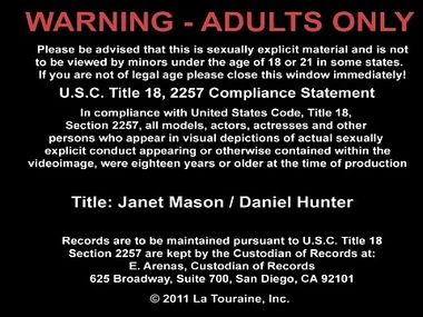 Adult Janet Mason gives a sensual blowjob in hardcore video