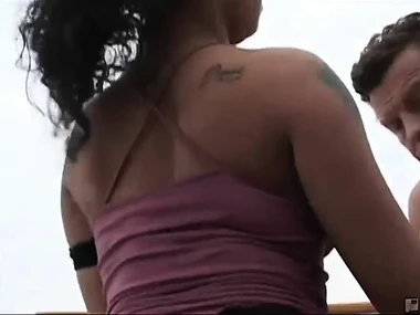 Jazmine's lover never showed up, so we took delude the situation