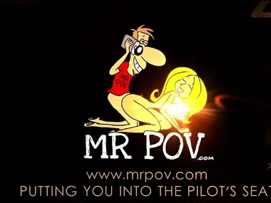 Beauteous bombshell Allie James in intimate POV action