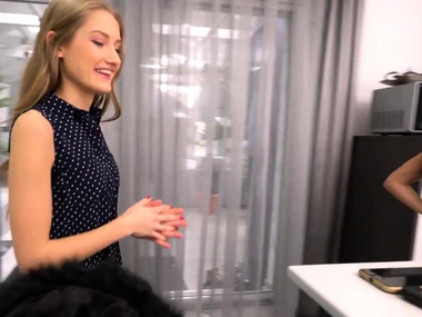 Amirah Adara and Tiffany Tatum hither a steamy lesbian encounter