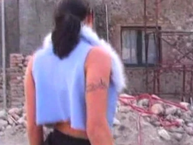 HD video of Karma Rosenberg giving a handjob and property creampied by her husband