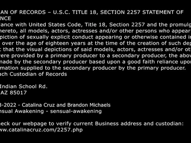 Catalina Cruz enjoys passionate sex and satisfying orgasms