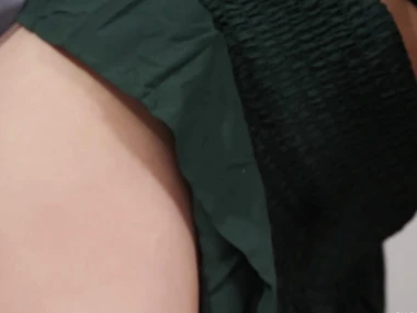 A tiny college girl is screwed on a desk following a messy