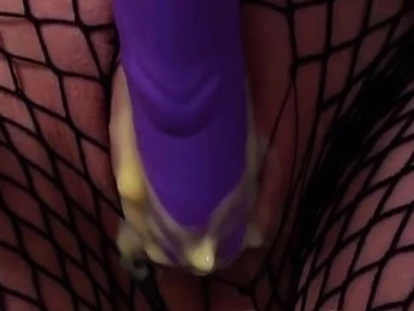 Amateur blonde's intimate playtime with lingerie and toys