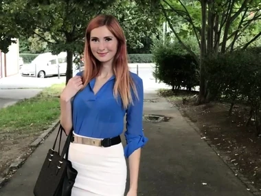 Redhead Kattie Gold in intense HD reality sex scene