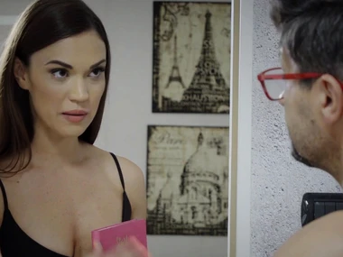 Blonde bombshell Alyssa Reece in a hardcore POV horseshit audition