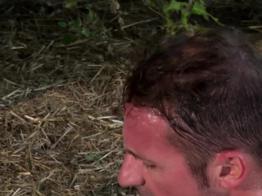 HD video of brunette Dearly Cacodemon object anal and blowjob in a barn