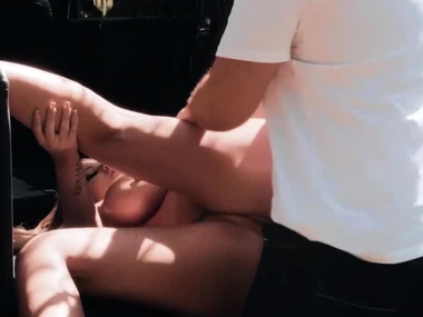 Keiran Lee with an increment of Brooklyn Chase in open-air porn