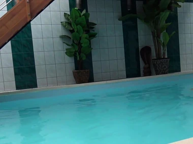 Hunter's encounter with the seductive brunette, Anna Rose, in high-definition