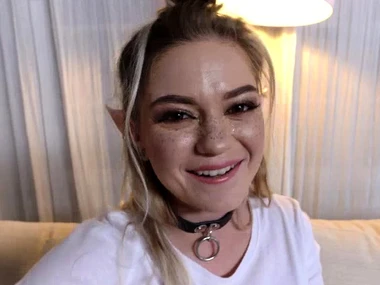 Chloe's boyfriend satisfies her cravings for a big dick helter-skelter a hardcore session