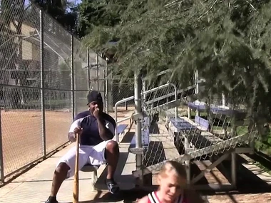 Blonde milf Allie James and brunette teen Erica Lauren's interracial encounter