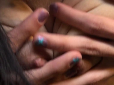 Tia Cyrus, a brunette with glasses, enjoys solo play with a sexual connection toy