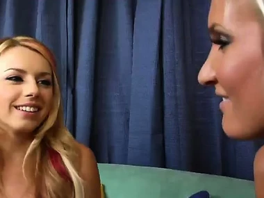 Addison with the addition of Lexi Loveliness in a sensual lesbian encounter