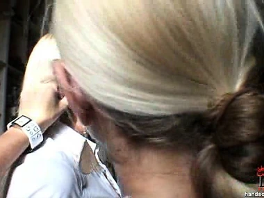 Alluring blonde Britney Spring in seductive lingerie