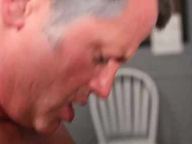 Katie Jordin engages in hardcore carnal knowledge with two men on a chifferobe