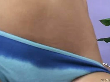 Jenna Haze's fetish video featuring pantyhose and ass play