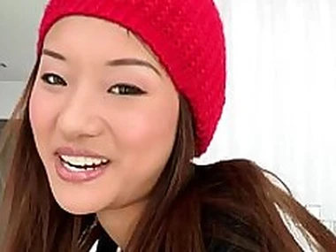 Bigcock loving asian teen facialized