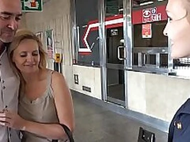 Group Anal for Money with a Busty MILF