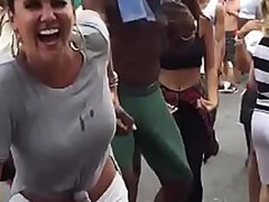 Bigcock Black mamba show in public