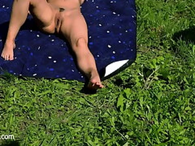 My neighbors daughter is belting exposed in the garden