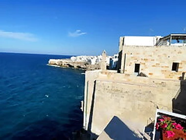 Risky Handjob at an Italian Viewpoint with the addition of spitting Cum on Street