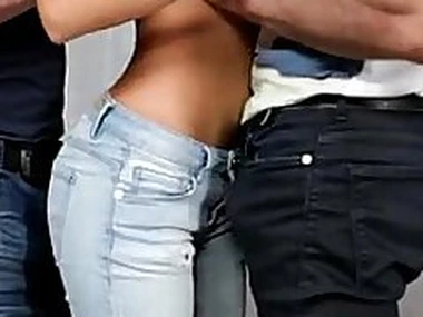 Anal spitroast for full of life titty teen