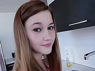 Teen slut spunks cock