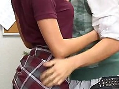 InnocentHigh Holiday Special Hot teen Sadie Holmes fucks dweeb