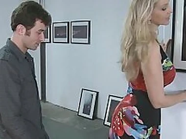 Sexy blonde mom Julia Ann gets big bowels fucked