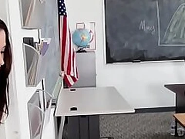 Uniformed teeny facial