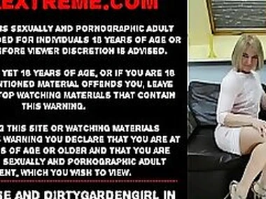 Sindy Rose and Dirtygardengirl in nance anal fisting  prolapse