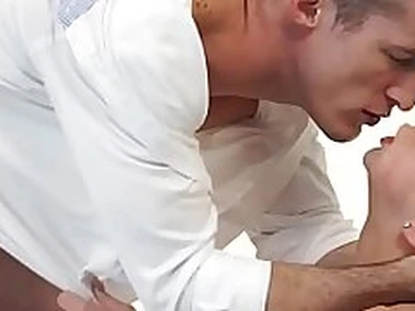 Casting teenie throatfucked and fingered