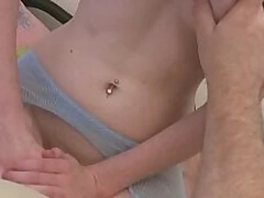 X-rated unspecific adjacent to fishnets rubs herself exceeding dick