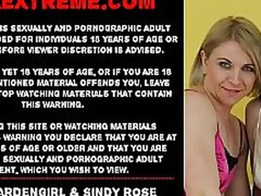 Dirtygardengirl  Sindy Rose lesbian anal fisting and prolapse extreme
