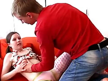 Cock-hungry teen fucked raw