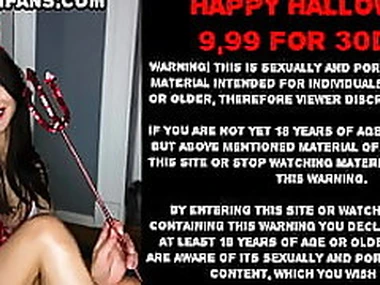 Hotkinkyjo anal fisting prolapse  long Sinnovator dildo full in intestines Halloween 2021
