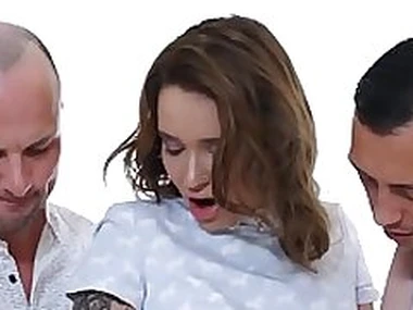 Privatecom - Inked Teen Shelley Bliss DPd By 2 Fast Cocks